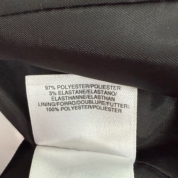 Women’s Kasper Open Front Patterned Long Sleeve Blazer Jacket Size 10P - Picture 13 of 16